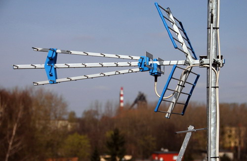 montaż anteny dvb t MUX 1 - 3 UHF